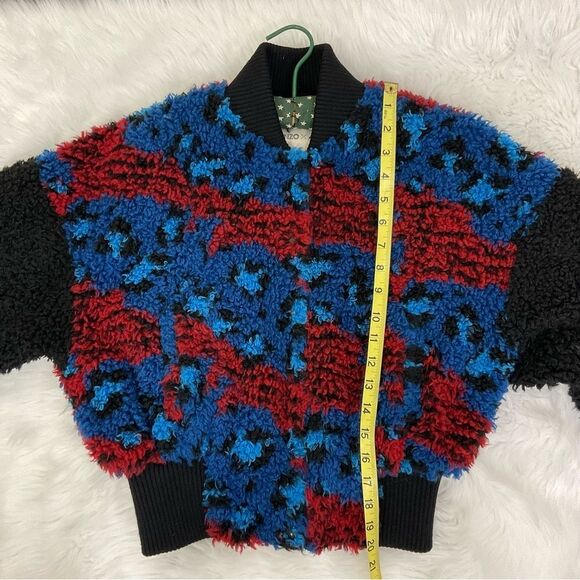 Kenzo X H&M Bloggers Favorite! Jungle Embroidered Teddy Bomber Jacket Coat 4 - Picture 15 of 15